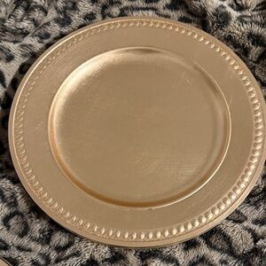 Elegant Gold Charger Plate
